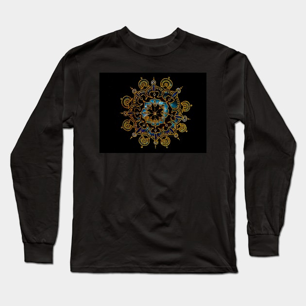 Peaceful Grace Star Dust by Julie Ann Stricklin Long Sleeve T-Shirt by Julie Ann Stricklin